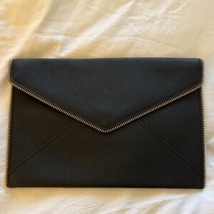 Rebecca Minkoff Black Envelope Clutch